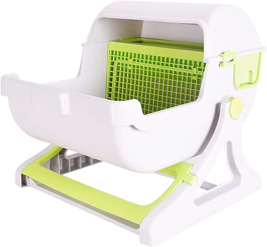 Semi-Automatic Self-Cleaning Cat Litter Box