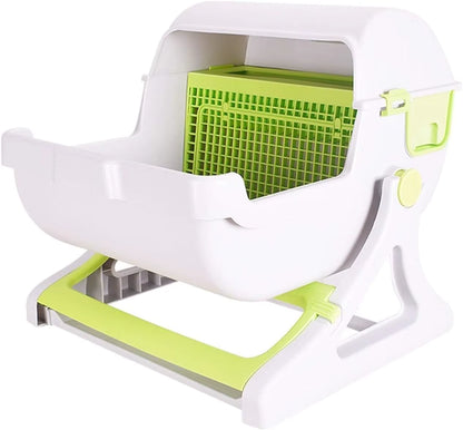 Semi-Automatic Self-Cleaning Cat Litter Box