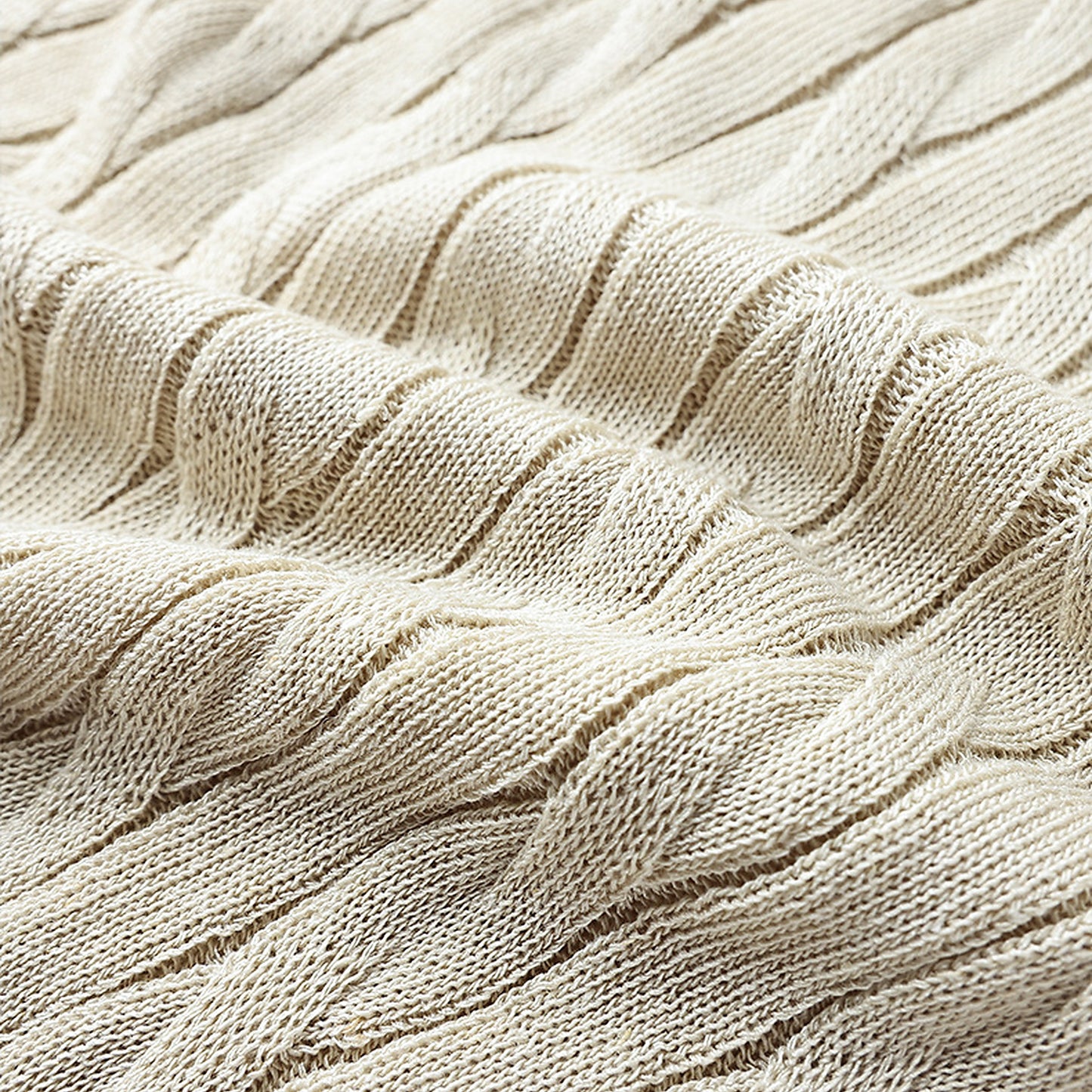 Women's Linen Blend Knit Polo Top